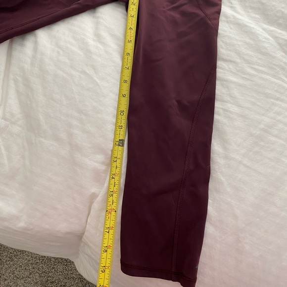 Athleta Leggings- Small/Maroon - Picture 3 of 3